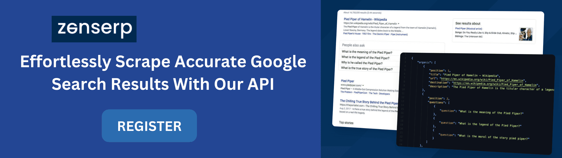 CTA: Effortlessly Scrape Accurate Google Search Results With Our API
