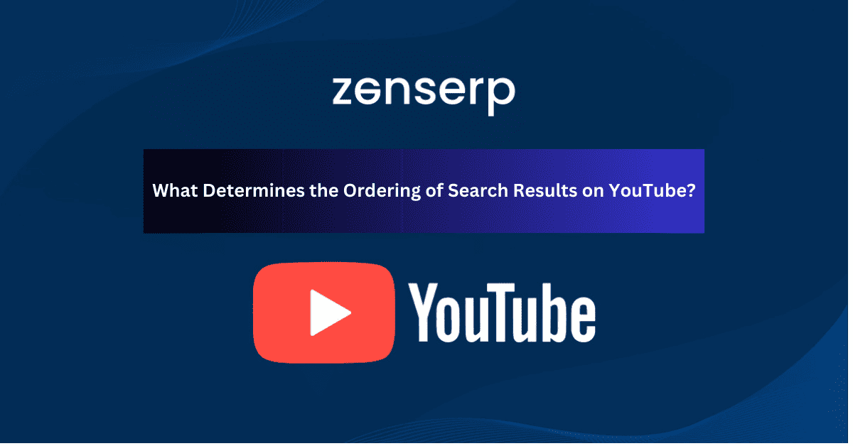 What Determines the Ordering of Search Results on YouTube?